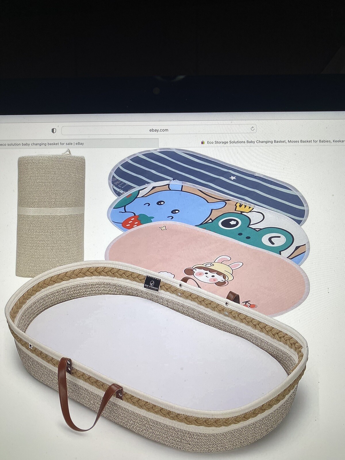 Eco Storage Solutions Baby Changing Basket, Moses Basket for Babies, Keekaroo IDEAL IJL