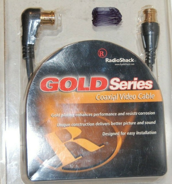 Radio Shack Gold Series COAX Coaxial Video Cable BRAND NEW eBay
