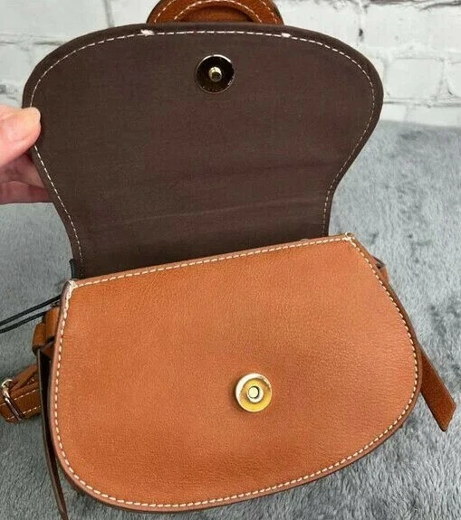 Crossbody & Belt Bag Cognac Brown Vegan Leather Rachel Zoe Collection Edessi