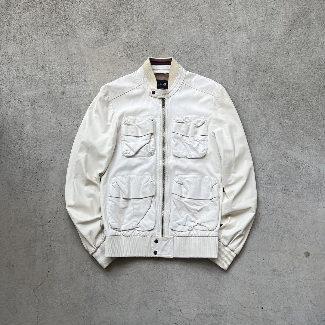 ジャケット・アウター 00s GUCCI by Tom ford 3D Leather Jacket ジャケット・アウター 00s GUCCI by Tom ford 3D Leather Jacket