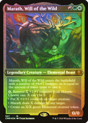 MTG FOIL ETCHED Marath, Will of the Wild - Commander Legends #527