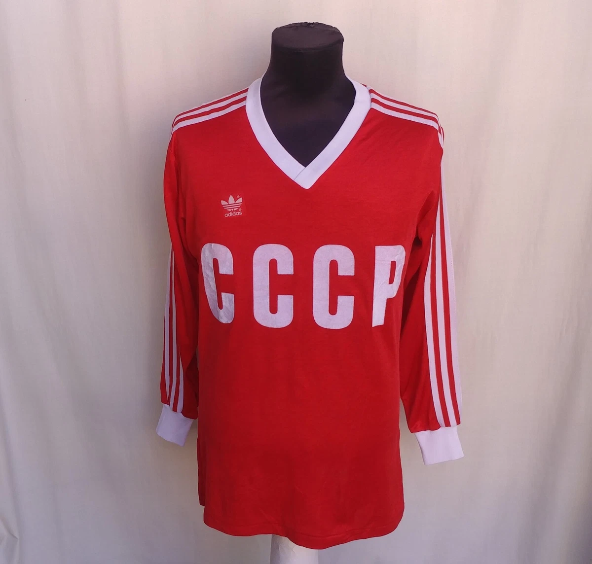 Rode datum onregelmatig Worden USSR 1982/1984 Home Football Jersey Adidas CCCP Long Sleeve Shirt Size Mens  M | eBay