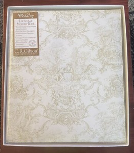 C.R. GIBSON Wedding Toile Memory Book Loose Leaf Album W0-1790 NEW
