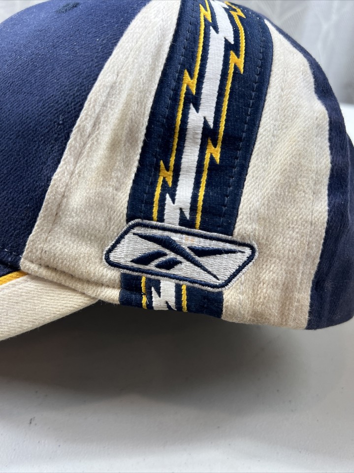 Vintage NFL San Diego Chargers Embroidered Reebok Lightning Bolt Hat ...