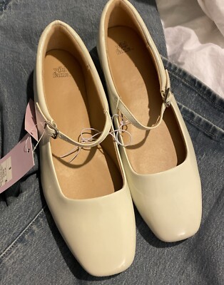 Wild Fable Target Mary Jane Size Elsa Ballet Flats Memory Foam Patent  Cream