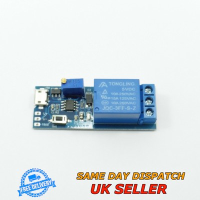 Micro USB 5V - 30 V Trigger Verzögerung Relais Modul Elektrowerkzeug Timer Steuerschalter