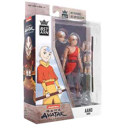 BST AXN Avatar The Last Airbender Aang Monk 5'' Action Figure Loyal Subjects NEW