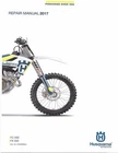 Husqvarna workshop service manual 2017 FC 350 & FX 350..