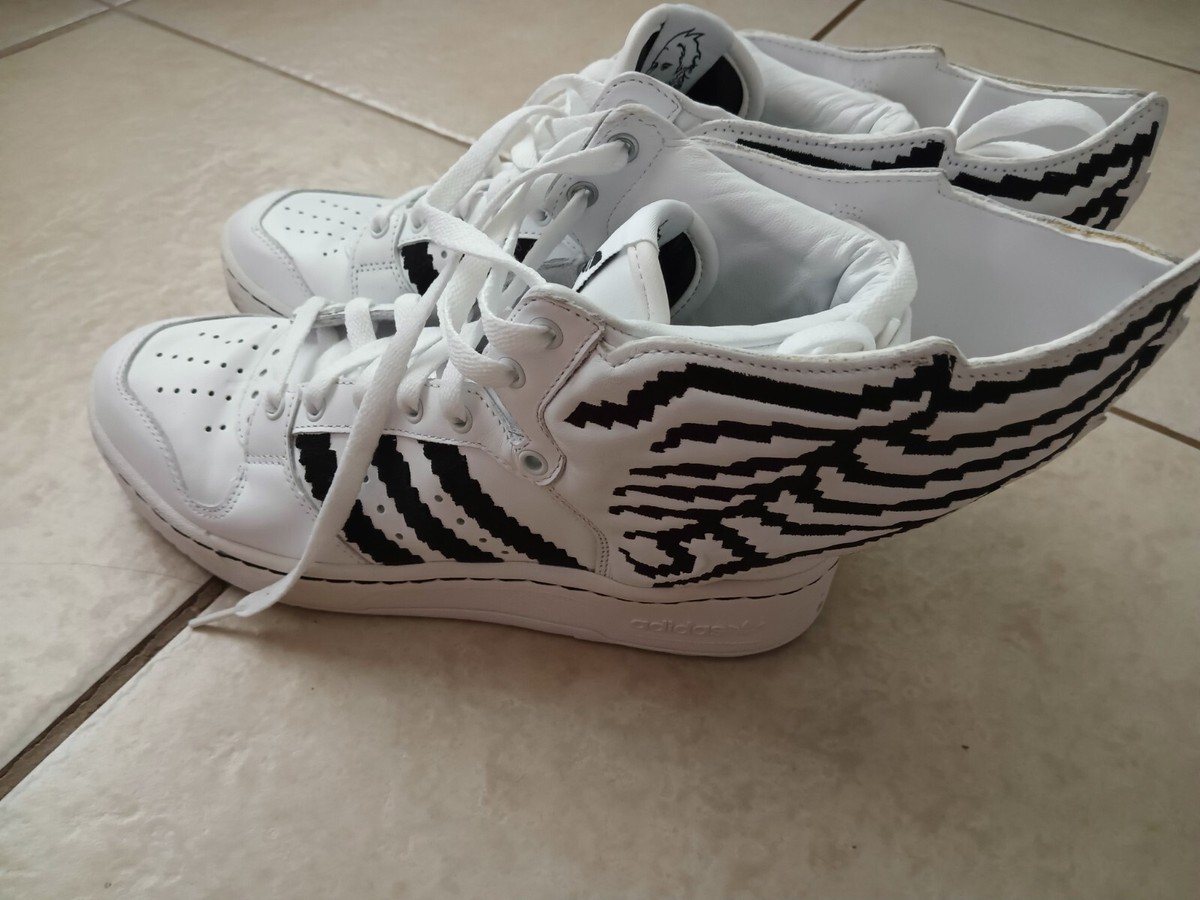 Rare Adidas Jeremy Scott Pixel Wing Shoes 2.0 sz 7.5 Unisex Womens