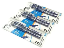 3 PACKS 6 PENS INC® R-2™ ROLLER PRECISE WRITING COMFORT GRIP BLUE INK 0.7 mm