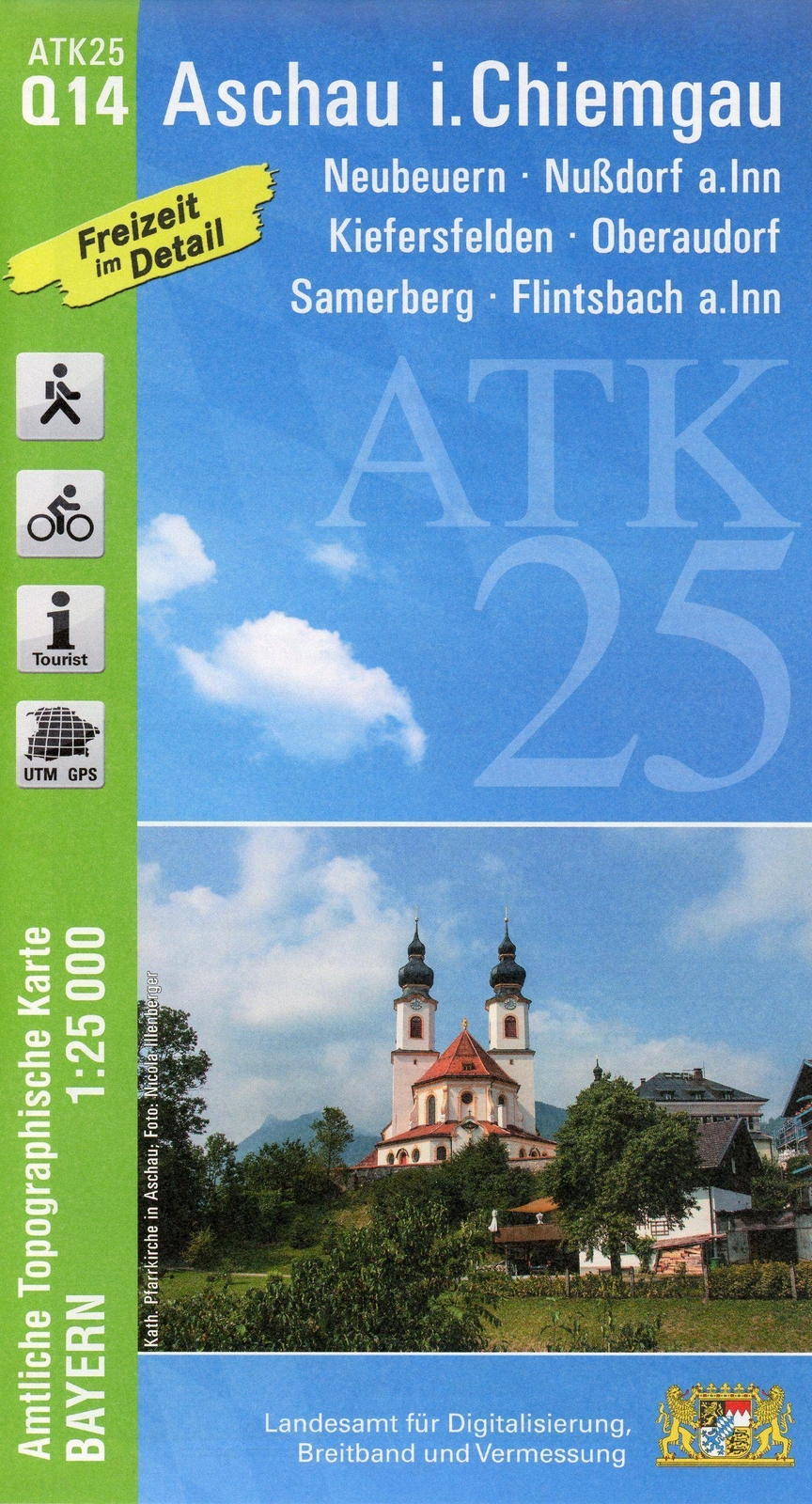 Thumbnail - Aschau I.chiemgau 1:25 000 | Digitalisierung | (land-)karte | Deutsch