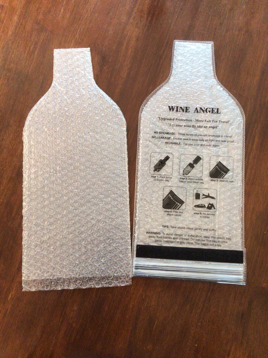 Wine Angel Wine Bottle Transport bag, Set Of Two (2) Bags