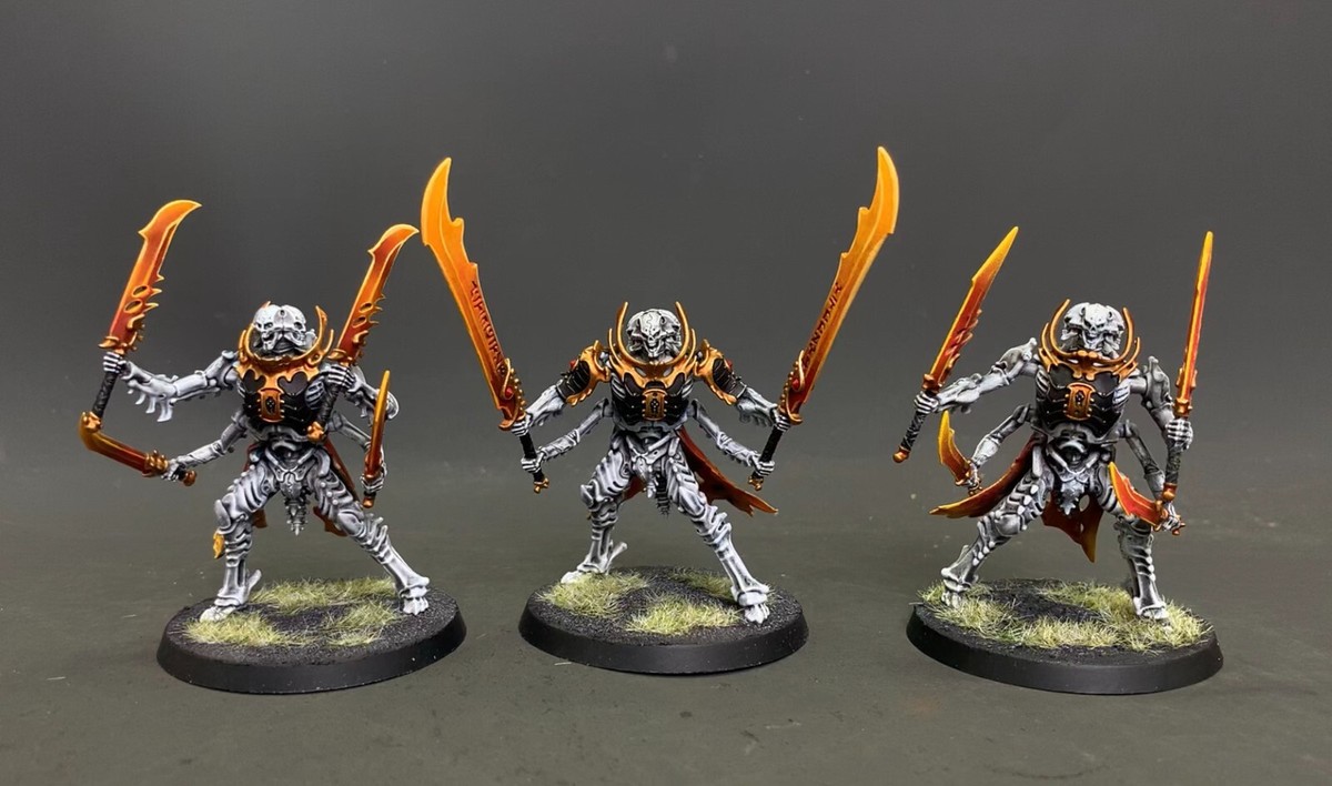 3x Necropolis Stalkers Warhammer AOS - Ossiarch Bonereapers Plastique