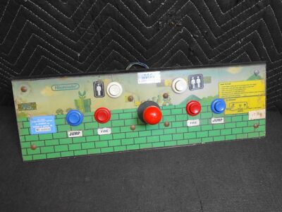 Super Mario Bros Control Panel Nintendo Arcade Vintage