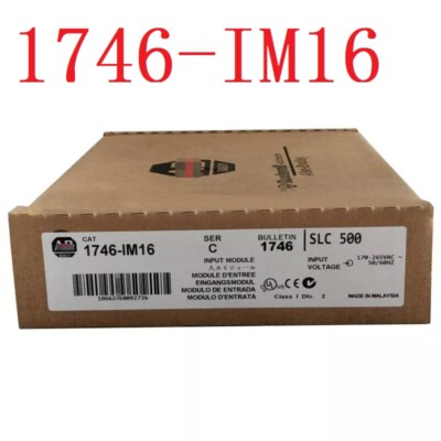New Factory Sealed Allen-Bradley 1746-IM16 / C SLC 500 PLC INPUT MODULE 1746IM16