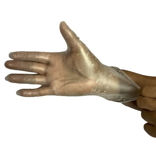 Powder-Free Disposable Gloves Small Vinyl Clear 200 Gloves Free Shipping