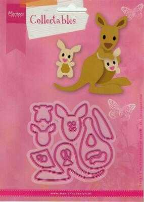 Eline´s Kangaroo & Baby - Stanzschablonen - Marianne Design (COL1446)