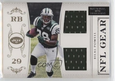 2011 Playoff National Treasures NFL Gear 6/99 Bilal Powell #5 Rookie RC j4h