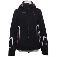 Icepeak, Skijacke, Damen, Größe: 38, Schwarz/Pink/Weiß, Polyamid/Polyester #baF