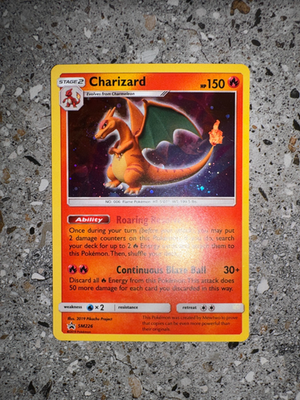 Pokemon TCG Cards Striped Charizard SM226 Black Star Promo Holo NM