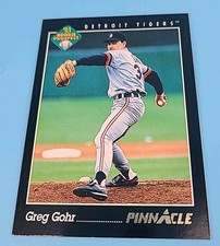 1993 Score Greg Gohr #615 Rookie Prospect Detroit Tigers Baseball Card. rookie card picture