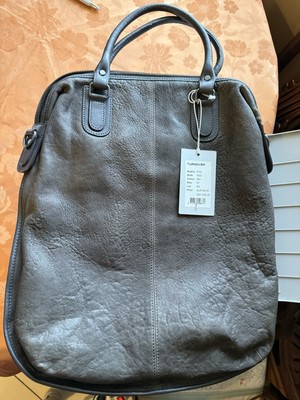 Turnover Handtasche Schultertasche Ledertasche Schwarz Neu mit Etikett