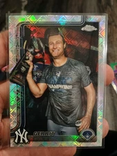 2025 Topps Chrome Logofractor  Gerrit Cole Image Variation Yankees