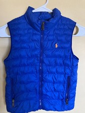 Polo Ralph Lauren Blue Puffer Vest Boys .Sz.8