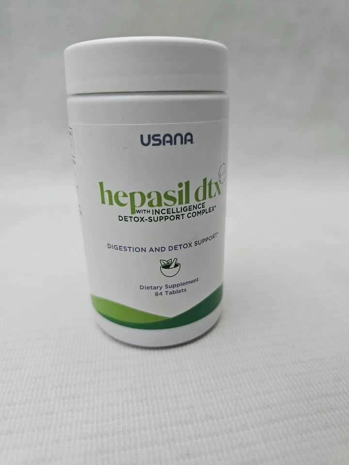 USANA Hepasil DTX (84 comprimidos/botella) Nuevo/sellado ~ caducidad 7/2027 Foto 2 de 4