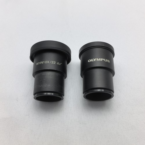 1 Pair Olympus WHN10X-H/22 WHN10X/22 Focusing Microscope Eyepieces