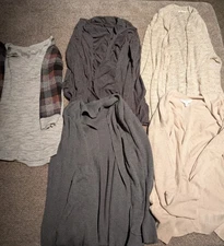 Lot Of 5 Women's Tops, Size Large, Various Brands