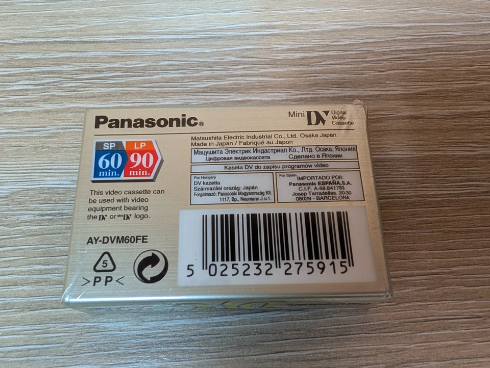 JVC Mini DV 60 Minute Digital Video Cassette Tapes New Sealed x 7 - Image 2 of 4