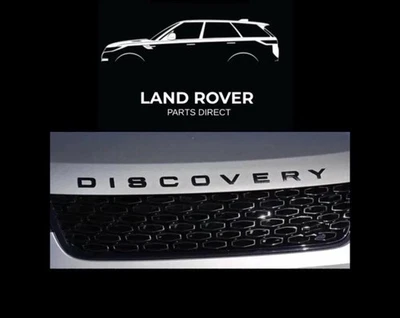 2x Land Rover Discovery Sport Bonnet/Boot Gloss Black Badges WITH STENCIL