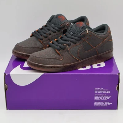 HV1668-001 Nike SB Dunk Low Pro Dark Smoke Grey and Black (Men's
