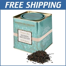 Elegant Gift Tin of 250g British Wedding Breakfast Loose Tea – Celebrate Royalty