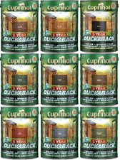 Cuprinol 5 Year Ducksback - All Colours - 5 Litres