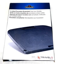 Napoleon 2-sided Porcelain Enameled Cast Iron Griddle TravelQ 285 Series