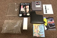 DIRTY HARRY Game cartridge complete with Box, Manual Nintendo NES