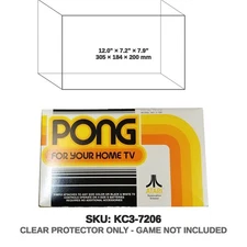 Protector For Tele-games Original Pong Dedicated Console Atari & Sears Box