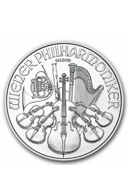 1oz Silver Coin Philharmonic 2026 Austrian Mint Philharmoniker Bullion .9999 - Image 1 of 3