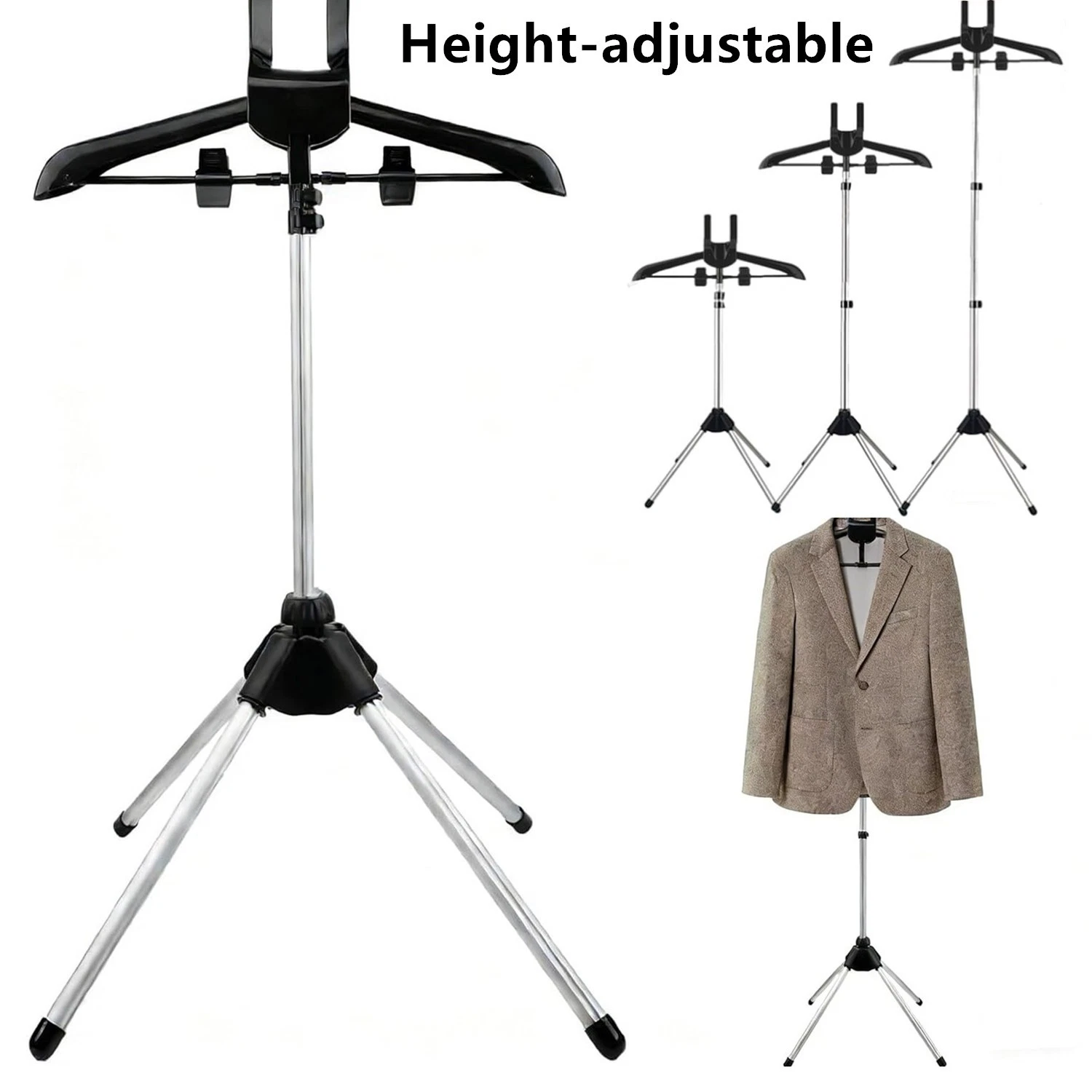 Adjustable Garment Steamer Stand Foldable Clothes Drying Rack Iron Steam Stand
Opens in a new window