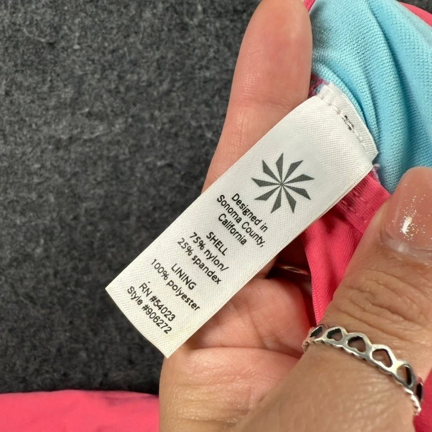 Athleta коралл Майка женщин средний высокий MT спортивная спина встроенный бюстгальтер - Изображение 3 из 4