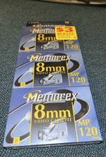 3 Pack Memorex MP120 8mm Video Cassette Tape MP 120 Brand NEW  Sealed