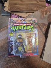 Donatello vintage anni 90 con guscio portaoggetti TMNT adolescente qualche danno alla confezione