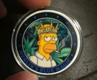 Potheads Homer Simpsons Stoner Adventure Merlins Blue Magic 1Oz Silver Round COA