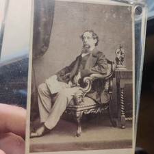 1860s CDV of Charles Dickens