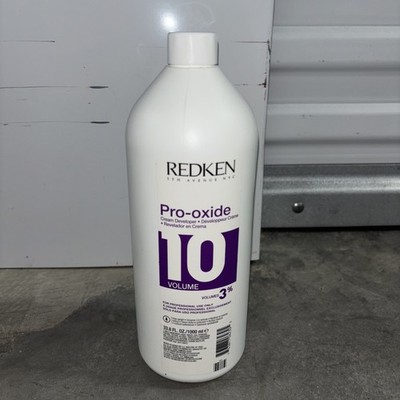 New Without Box Redken Pro-Oxide Cream Developer, 10 Volume 3%, 33.8 oz