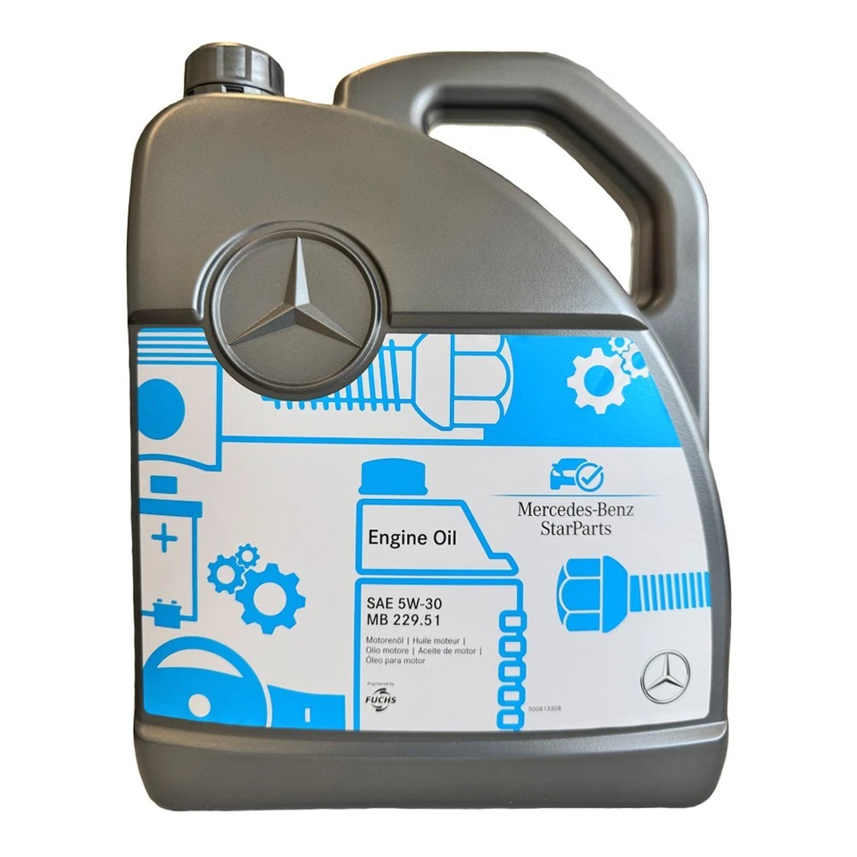 Mercedes-Benz MB 229.51 5W-30 (OEM Genuine Oil )- 5 Liter | MB OEM 229.51