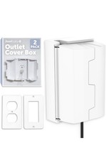 JOOL Baby Universal Safety Outlet Cover Box 2 Pk Double Lock Baby Products NEW