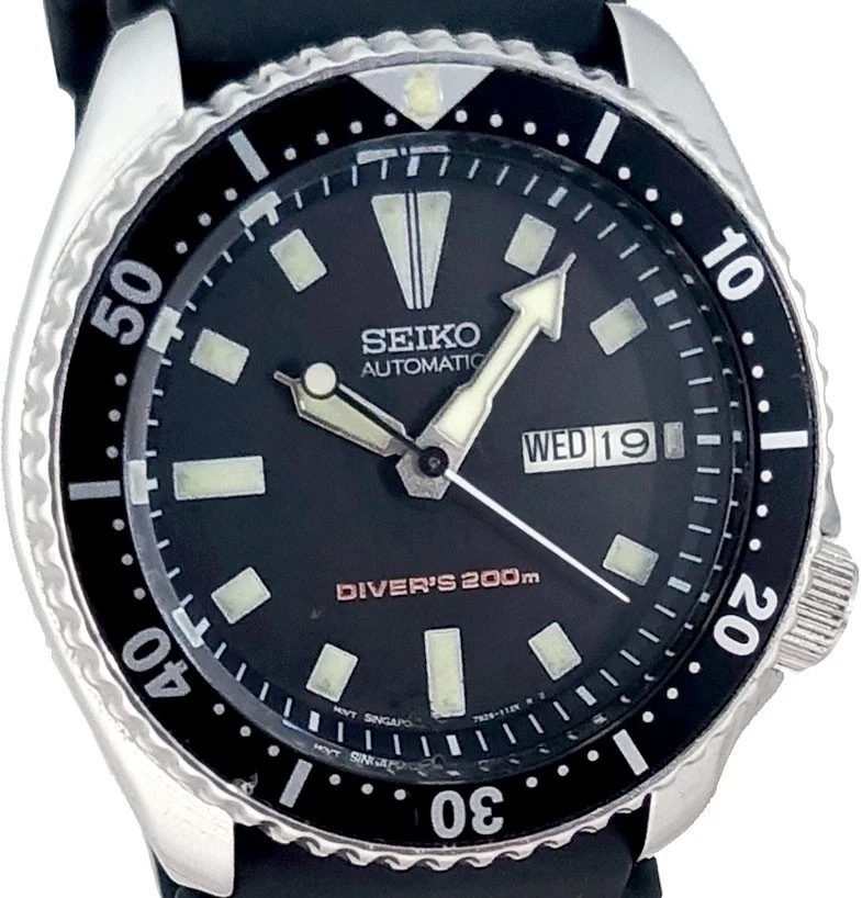 Seiko Men 200 m (20 ATM) Water Resistance Diver Wristwatches for
